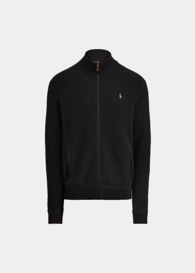 Polo Ralph Lauren Merino Wool Full-Zip Striktrøje Herre Danmark (SHKML6590)